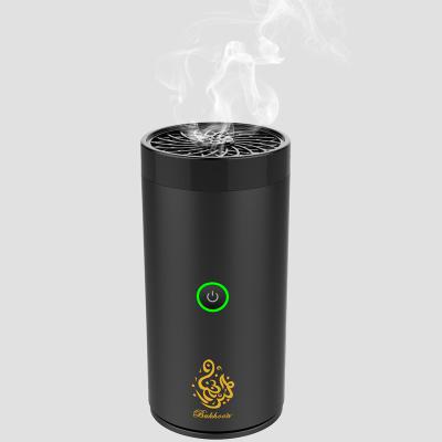 China Electric Car Luxury Arabic Rechargeable Censer Of Islam Islam Mini USB Type-C Power Charging Car Insence Bukhoor Bakhoor Burner for sale