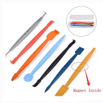 China 7pcs Window Body Window Magnet Squeegee Tool Kit Vehicle Car Wrapping Vinyl Wrap Tools for sale