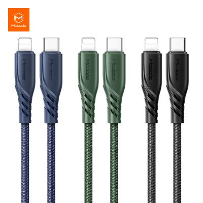 China PD Charging Mcdodo Cable 20W PD Charger Type Usb C Braided Cable Usb C To Lightning Cable For Iphone 13 12 for sale