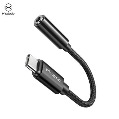 China Support Call Function and Volume Control Function Mcdodo Wholesales Type C USB 12V Cable To DC 3.5 Mm Jack Audio Aux Adapter For Google/Samsung/One More Type C Android Devices for sale