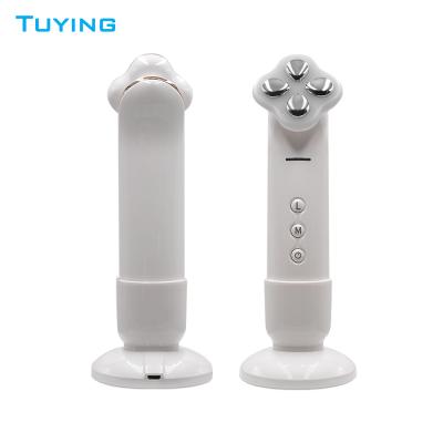 China Portable Face Lift Skin Tightening Face Lift LED EMS Radio Frequency Beauty Machine for sale