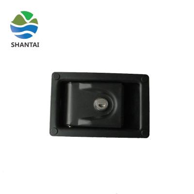 China Generator Set Canopy 304 Stainless Steel Cabinet Pallet Handle Canopy Latch With Black Coated for sale