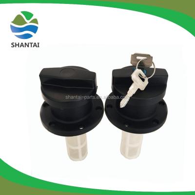 China Nylon Fuel Filler Door Tank Cover Diesel Generator Fuel Tank Cap With Plastic Strainer And Wrench for sale