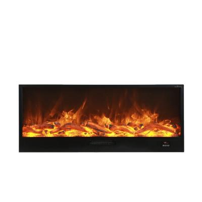 China Wall Mounted Decor Wall Mounted Real Moloney Effect Flame Log Real Flame Electric Fireplace 110 220v for sale