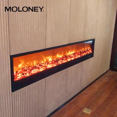 China RV Wood Burning Backlight Effect Wall Hanging Indoor Used No Heat Electric Fireplace for sale