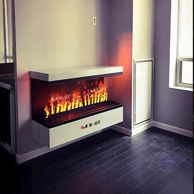 China Modern Made In China 3000mm Long Multicolor 3D Water Vapor Fog Flame Smart Flame Fireplace for sale