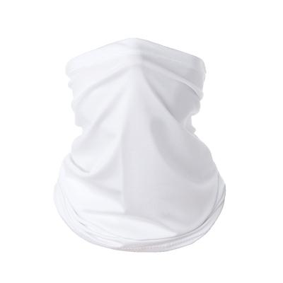 China Breathable Multifunctional Head Scarf White Cooling Bandana for sale