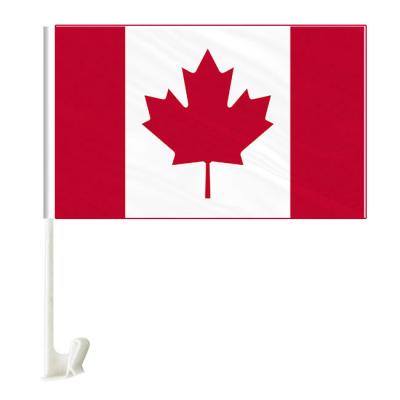 China Hot Selling Canada Car Window Canadian Flag Flag Health Care Institutes Silk Screen Printing, Digital Printing National Flag, Promotion 12x18in for sale