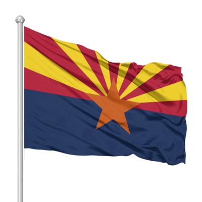 China Health Care Institutes Customize Flags Of Major States Of Arizona Flags USA Thick And Durable Waving Customization for sale