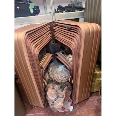 China Washable.eco-friendly.durable OEM ODM ABS PP Valise Koffer Material Half Finished Hard Shell Travelling Luggage Work Suitcase Shell Parts Wheel Parts and Acce for sale