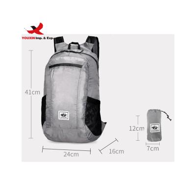 China Waterproof Waterproof Outdoor Unisex Colorful Foldable Bag Expandable Folding Travel Bag Sports School Backpack For Hiking for sale