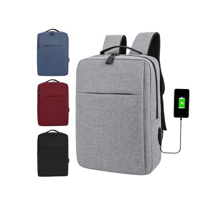 China With USB New Arrival Computer Backpack Laptop Waterproof Business Backpack Men USB Zipper Customizable Logo Gift Backpack for sale