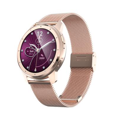 China MP3 Playback Women Smart Watch With BT Call Music Game Sleep Tracker Blood Pressure IP68 Waterproof SDK XJ11 Available for sale