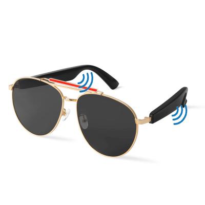 China High Sound Quality Ultralight Ultralight Polarized Unisex Smart Audio Glasses With TWS Earphone Sunglasses for sale