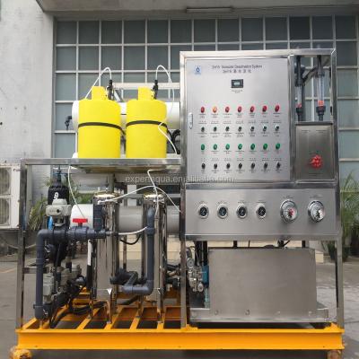 China 2m3/h Hotels Island Seawater Reverse Osmosis Desalination Plant for sale