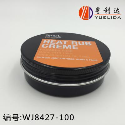 China Cosmetic 100ml high quality low price color aluminum can hand cream aluminum canister for sale