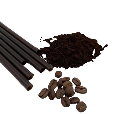 China Disposable Biodegradable Compostable Coffee Grounds Eco-friendly Disposable Straws Drinking Straw for sale