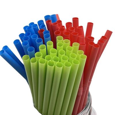 China Disposable 100% Compostable Straight PLA Straw For Cold Drinking for sale