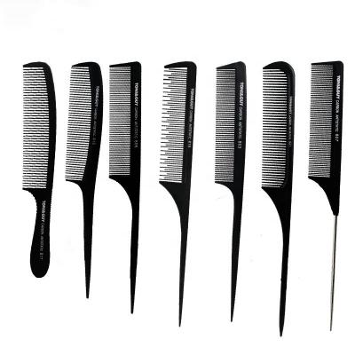 China Salon/Home Anti-Static Styling Comb/Professional Selectable Barber Shaver Comb Wolf-Cut Barber Mule Teasing Pintail Hair Cutting for sale