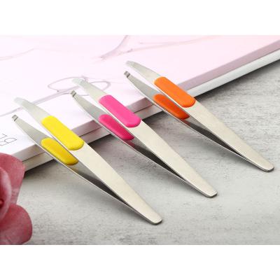 China Stainless steel manicure tweezers for sale