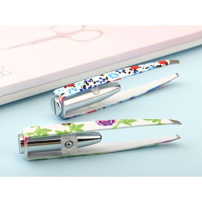 China High quality custom made stainless steel factory price best beauty eyebrow tweezers for sale