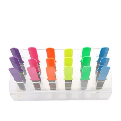 China Professional Stainless Steel Double Side Colored Nail File for sale