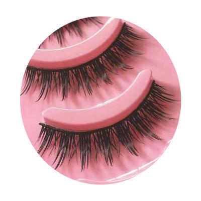 China Factory Price Natural 3D Extensions COS Wholesale Cheap Handmade Eyelashes 5 Pairs For Stage False Eyelashes for sale