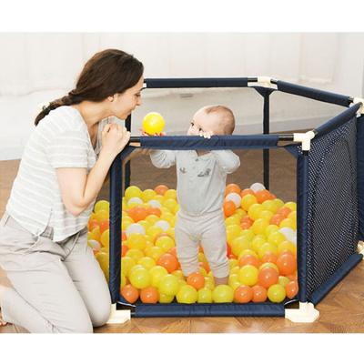 China New Design Hot Sale Multi-Function Easy Safety Children's Plastic Indoor Assembly Game Yard Barrier Baby Playpen for sale