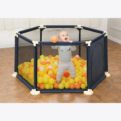 China Strong Easy Assembly and Safe Updated Safety Oriented Plastic Collapsible Playpen Panels Foldable Kids Safety Activity Center for 6 Months Baby for sale