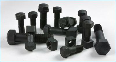 China 5J4771 M12 Black Plow Bolts 10-UNC Dia 3 / 4 Screw Thread for sale