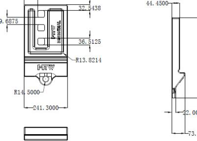 China 3G6395 HAL Cast Half Arrow 3 durchlöchert gelbe Farbe zu verkaufen