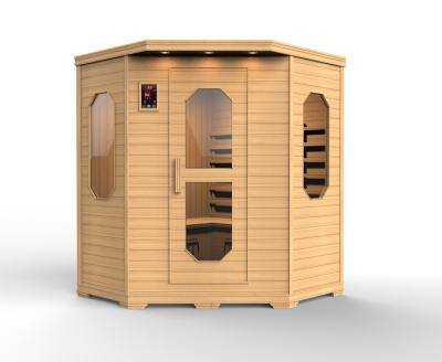 China Traditional Computer Control Panel Top 10 Hemlock Sauna Room For Sale for sale