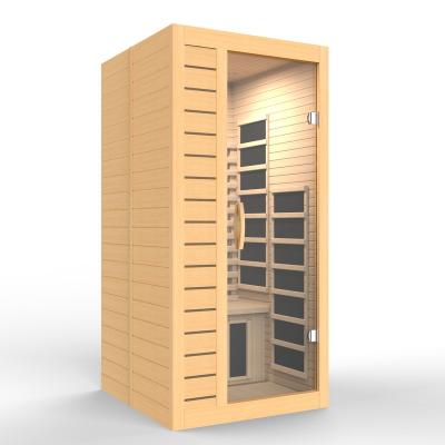 China lsteam global high end wooden dry steamer traditiona design computer control panel supply infrared sauna rooms for sale