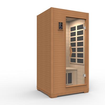 China Good quality lowest price portable infrared sauna computer control panel seller sauna wooden felt container for sale