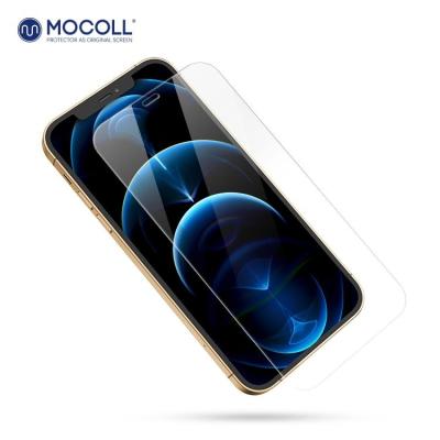 China MOCOLL 2.5D Full Coverage Tempered Glass Screen Protector Anti Cut Light Blue Light Blue Light Blue For iPhone 12/13 Series for sale