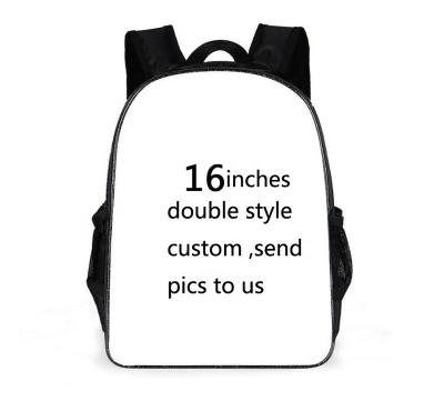 China Other Custom School Bags 3D Boy Diy Students Backpack Cartoon Printing Bag for sale