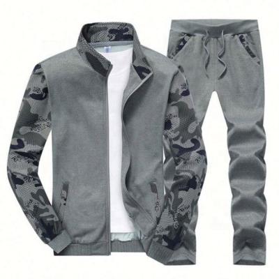 China QUICK DRY Casual Clothes Set Collar Comic Camouflage Sleeves Men Two Piece Set for sale