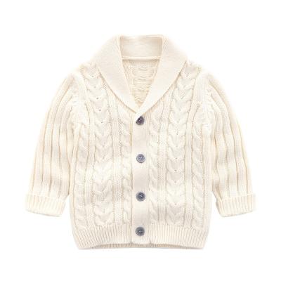 China 2021 New Arrival Soft Breathable Comfort Cotton Single Breasted Sweater Knit Baby Cardigan For Boy for sale