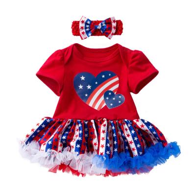 China Boutique washable popular soft lovely summer toddler elegant low price newborn baby dress for girls for sale