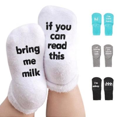 China Lightweight Newborn Baby Boy Socks Cotton Anti Slip Baby Infant Socks for sale