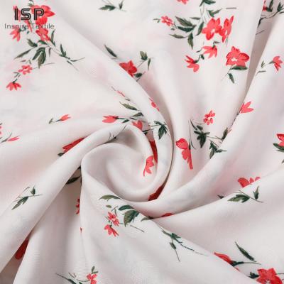 China Sustainable high quality 125gsm jacquard print apparel eco print fabric for dress for sale