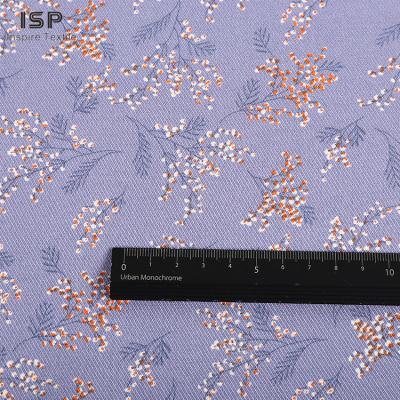 China Factory price sustainable textile twill viscose woven floral rayon fabric for clothing for sale