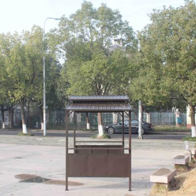 China Outdoor Unique Metal Wood Panel Feel Design Gazebo Furniture Aluminum Or Iron Top Gazebo for sale