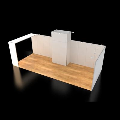 China National Trade Fair Back Wall Exhibit Stands Rack Design Best New Arrival 3X6 Exhibition Booth for sale