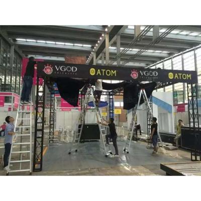 China Portable Custom Movable Exhibition Display Aluminum Truss Stands Outdoor DJ Booth Display For Stage Deck for sale