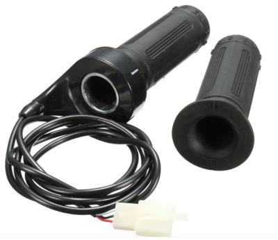 China 24V 36V 48V Plastic Twist Throttle Handlebar 7/8inch Handlebar 3 Wire Electirc Scooter Bike for sale