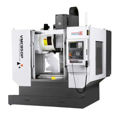 China CNC 4 Axis Hot Building Material Stores Factory Sale VMC850P Machining Center High Precision CNC Vertical Milling Machine for sale