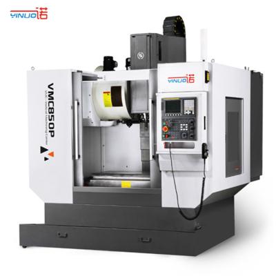 China Construction Material Stores VMC850 CNC Milling Machine CNC Machining Center 4 Axis Vertical Machining Center for Metal for sale