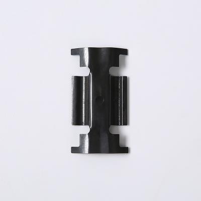 China Black Magnetic Steel Clip Motor Magnetic Oxide Tile Stamping Material for sale