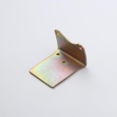 China Non Standard Hardware Hardware Surface Color Zinc Stamped Bending Metal Sheet Stamping for sale